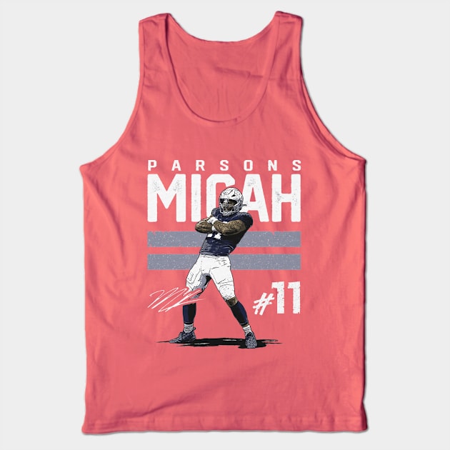 Micah Parsons Dallas Pose Tank Top by Chunta_Design